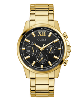 GUESS Mens Gold Tone Multi-function Watch GW0900G3
