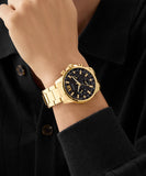GUESS Mens Gold Tone Multi-function Watch GW0900G3 - KRISHNA WATCH COMPANY