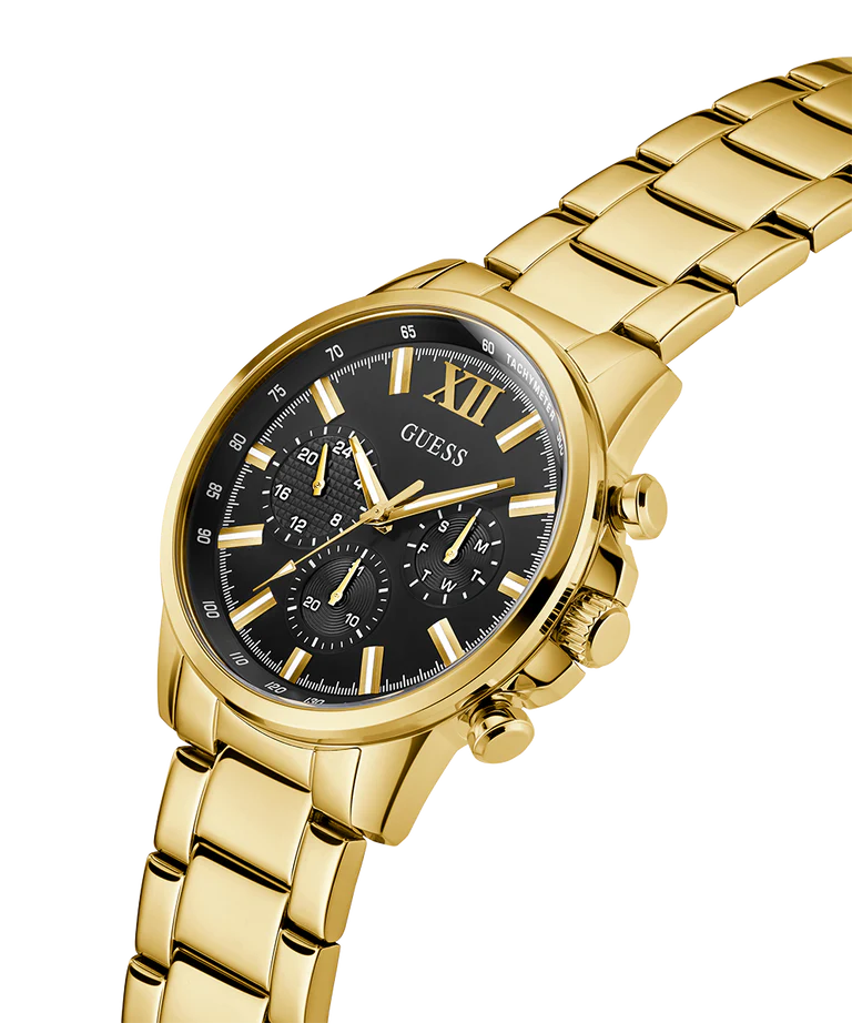GUESS Mens Gold Tone Multi-function Watch GW0900G3 - KRISHNA WATCH COMPANY
