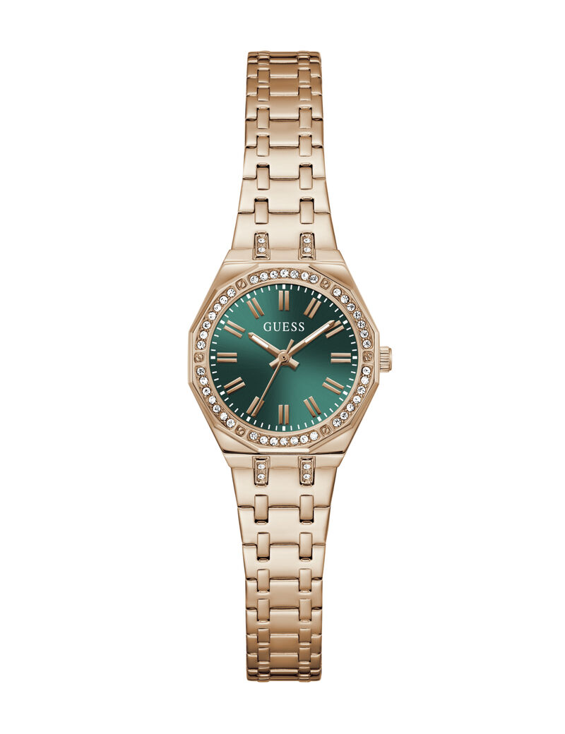 Guess Ladies Rose Gold Tone Round Analog Watch - GW0931L7 - KRISHNA WATCH COMPANY