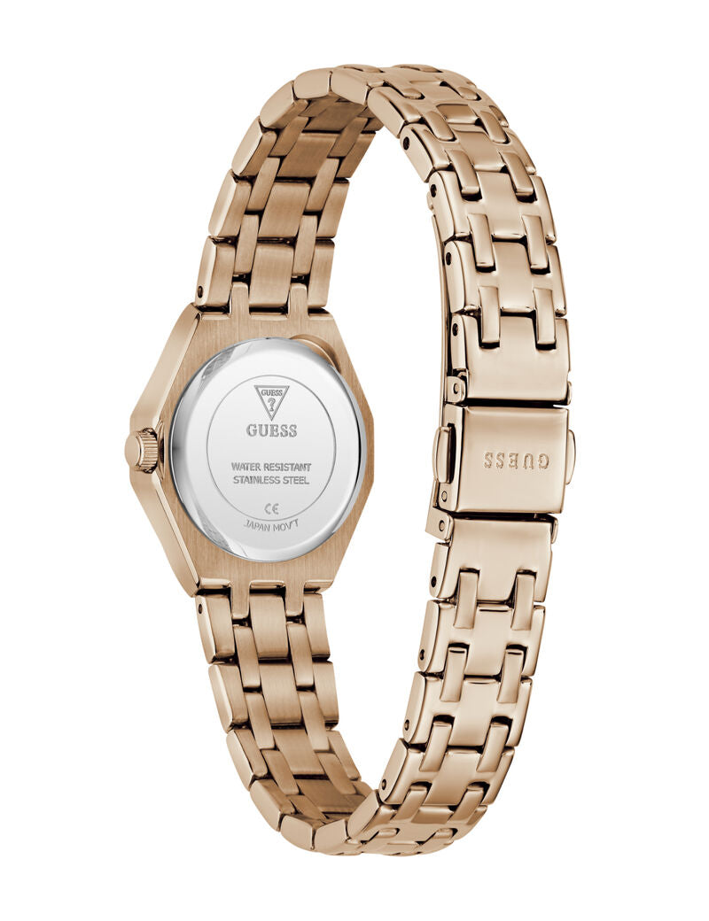 Guess Ladies Rose Gold Tone Round Analog Watch - GW0931L7 - KRISHNA WATCH COMPANY