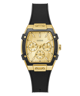 GUESS Ladies Black Gold Tone Multi-function Watch GW0945L2