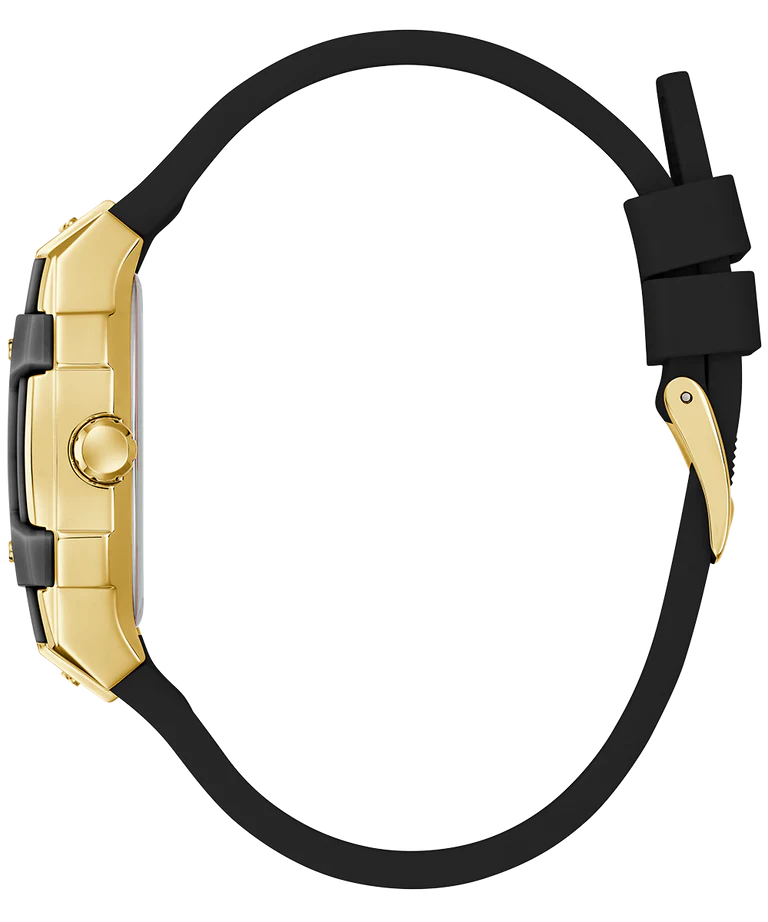 GUESS Ladies Black Gold Tone Multi-function Watch GW0945L2 - KRISHNA WATCH COMPANY