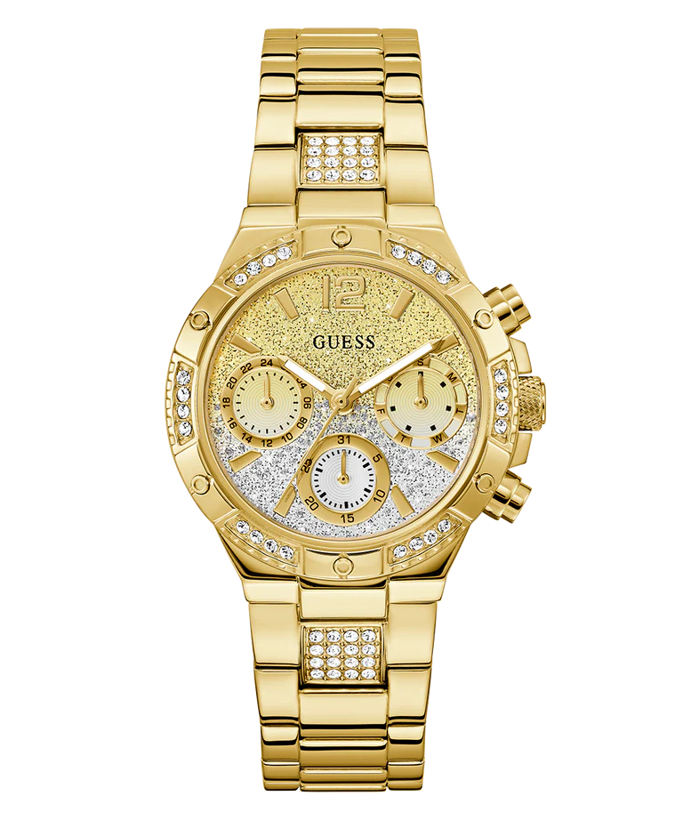 GUESS Ladies Gold Tone Multi-function Watch - GW0950L2 - KRISHNA WATCH COMPANY
