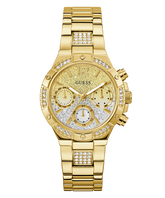 GUESS Ladies Gold Tone Multi-function Watch - GW0950L2