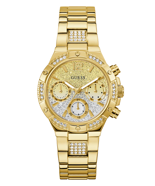 GUESS Ladies Gold Tone Multi-function Watch - GW0950L2