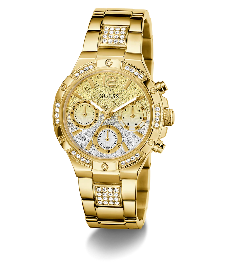 GUESS Ladies Gold Tone Multi-function Watch - GW0950L2 - KRISHNA WATCH COMPANY