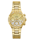 GUESS Ladies Gold Tone Multi-function Watch - GW0950L2