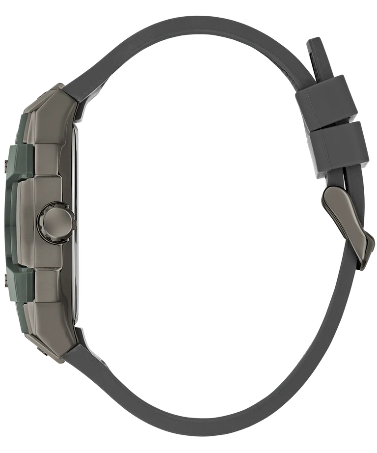 GUESS Mens Grey Gunmetal Multi-function Watch GW0956G3 - KRISHNA WATCH COMPANY