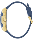 GUESS Mens Blue Gold Tone Multifunction Watch - GW0956G5 - KRISHNA WATCH COMPANY