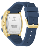 GUESS Mens Blue Gold Tone Multifunction Watch - GW0956G5 - KRISHNA WATCH COMPANY