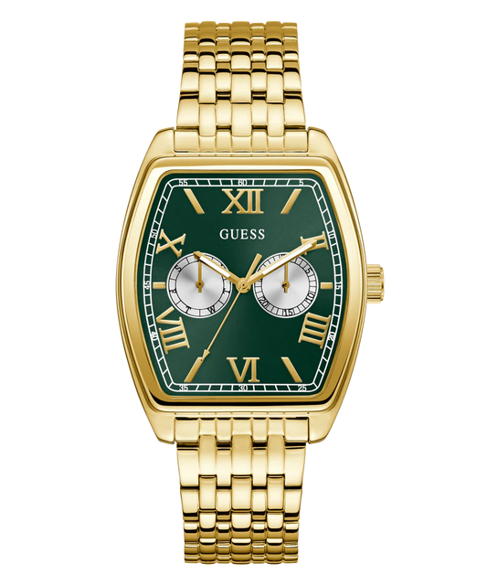 GUESS Mens Gold Tone Multi-function Watch - GW0975G2