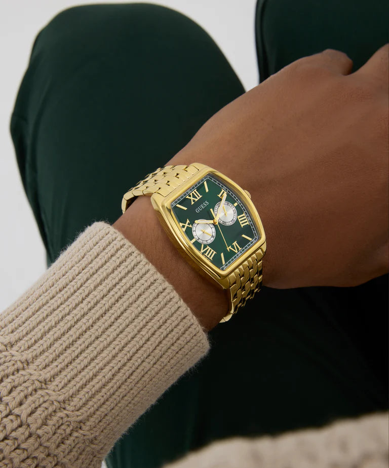 GUESS Mens Gold Tone Multi-function Watch - GW0975G2 - KRISHNA WATCH COMPANY