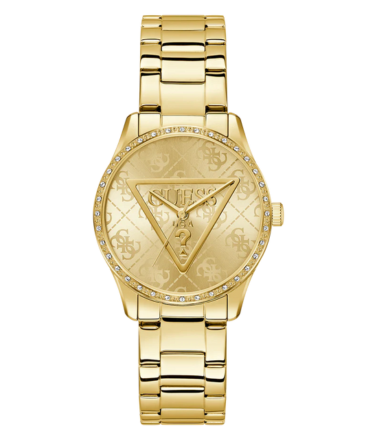 GUESS Ladies Gold Tone Analog Watch GW0987L2