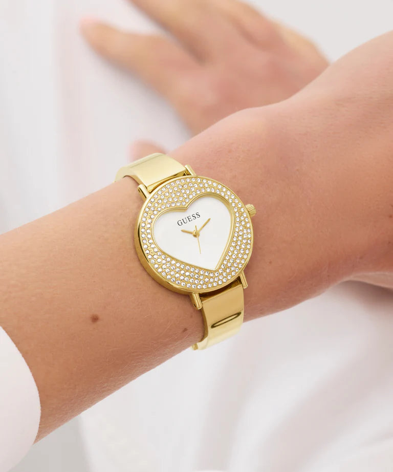 GUESS Ladies Gold Tone Analog Watch - GW0991L2 - KRISHNA WATCH COMPANY