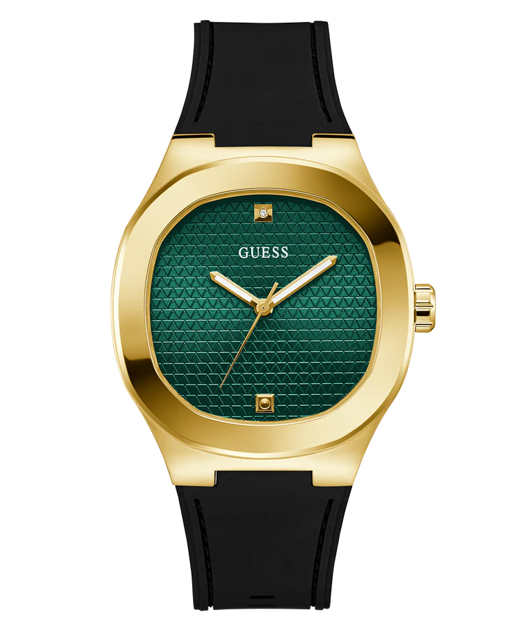 GUESS Mens Black Analog Watch - GW1005G2 - KRISHNA WATCH COMPANY