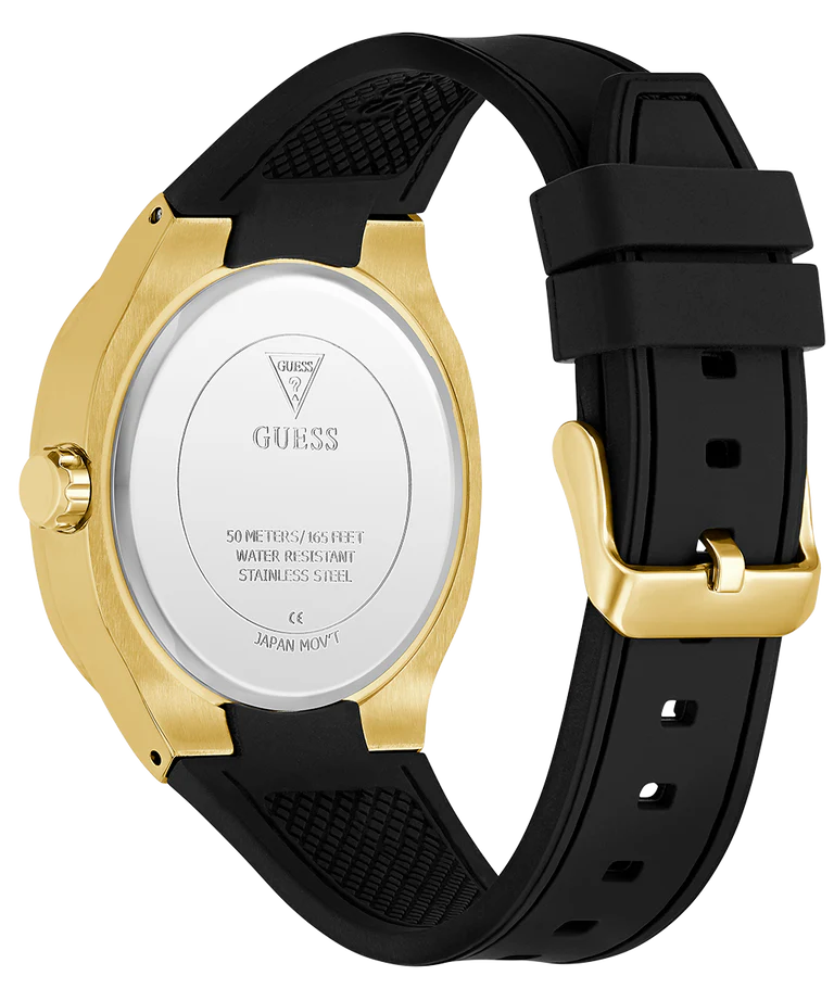 GUESS Mens Black Analog Watch - GW1005G2 - KRISHNA WATCH COMPANY
