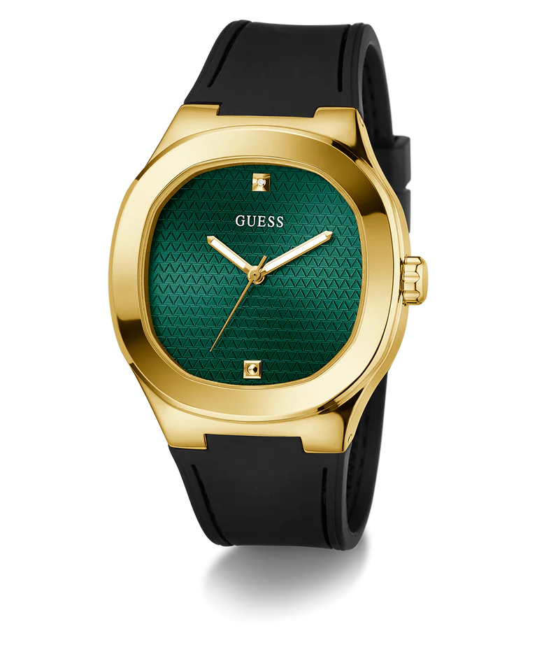GUESS Mens Black Analog Watch - GW1005G2 - KRISHNA WATCH COMPANY