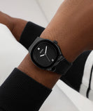 GUESS Mens Black Analog Watch - GW1005G3 - KRISHNA WATCH COMPANY