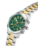 GUESS Mens 2-Tone Silver Analog Watch - GW1006G4 - KRISHNA WATCH COMPANY