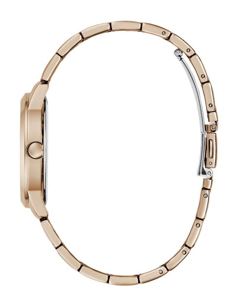 Guess Ladies Rose Gold Tone Round Analog Watch - GW1028L4 - KRISHNA WATCH COMPANY