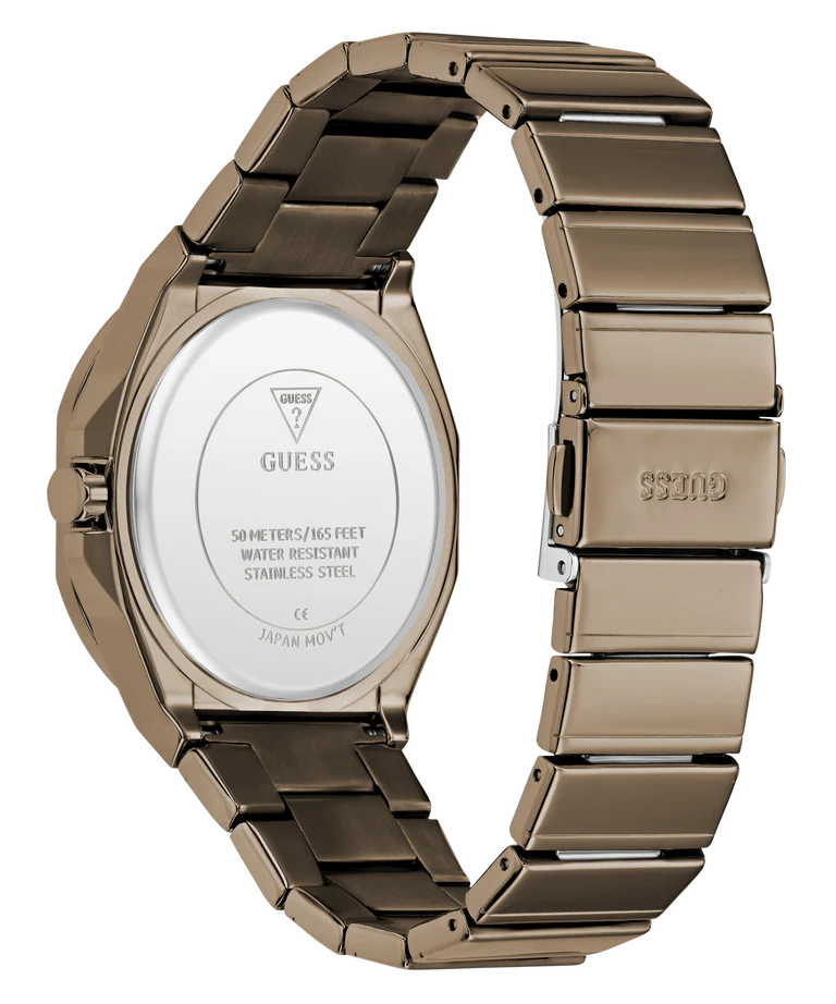 GUESS Mens Jaq Coffee Analog Watch GW1070G3 - KRISHNA WATCH COMPANY