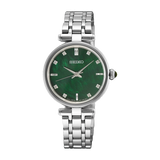 Seiko Ladies Green Mother of Pearl Watch with Diamond Markers - HGH006P1