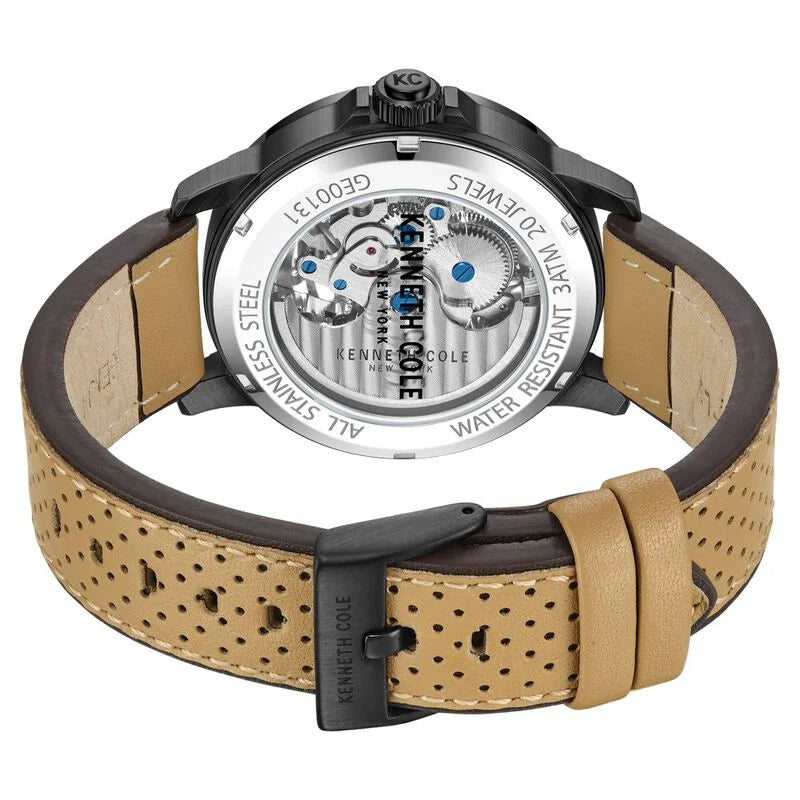 Kenneth Cole Black Dial Automatic Watch for Men KCWGE0013105MN - KRISHNA WATCH COMPANY