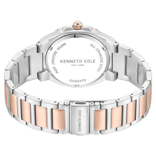 Kenneth Cole Quartz Analog Silver Dial Stainless Steel Strap Watch For Men kcwgg0047003mn - KRISHNA WATCH COMPANY