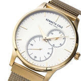 Kenneth Cole Quartz Analog Champagne Dial Stainless Steel Strap Watch for Men nekcwgk2125202mn - KRISHNA WATCH COMPANY