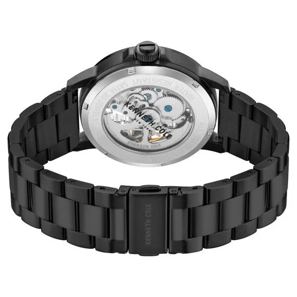 Kenneth Cole Automatic Leather Strap Watch for Men nekcwgl2104103mn - KRISHNA WATCH COMPANY