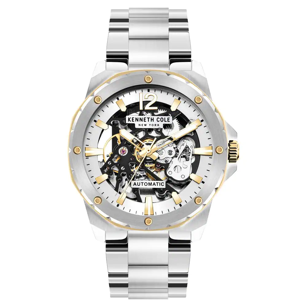 Kenneth Cole White Dial Silver Stainless Steel Strap Watch KCWGL2104202MN - KRISHNA WATCH COMPANY