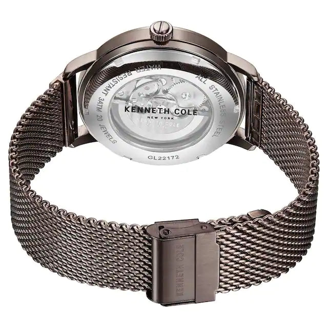 Kenneth Cole Brown Dial Automatic Watch for Men KCWGL2217202MN - KRISHNA WATCH COMPANY
