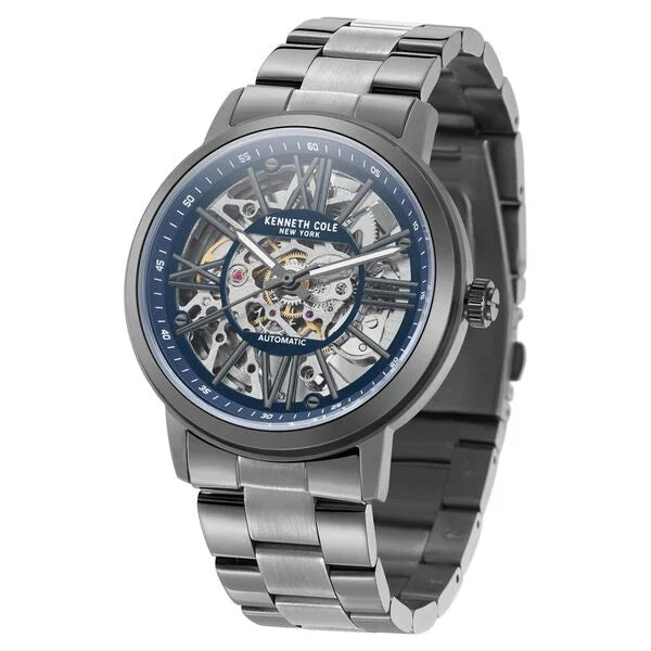 Kenneth Cole Blue Dial Automatic Watch for Men - KCWGY2233203MN - KRISHNA WATCH COMPANY