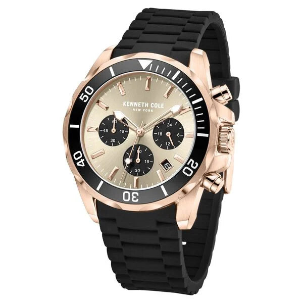 Kenneth Cole Quartz Chronograph Watch for Men - KCWGO0027103MN - KRISHNA WATCH COMPANY