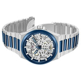 Kenneth Cole Automatic Silver Dial Two Toned Watch For Men - KCWGY0065304MN - KRISHNA WATCH COMPANY