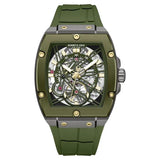 Kenneth Cole Automatic Green Dial Green Colour Silicone Strap Watch For Men kcwgz0067804mn - KRISHNA WATCH COMPANY