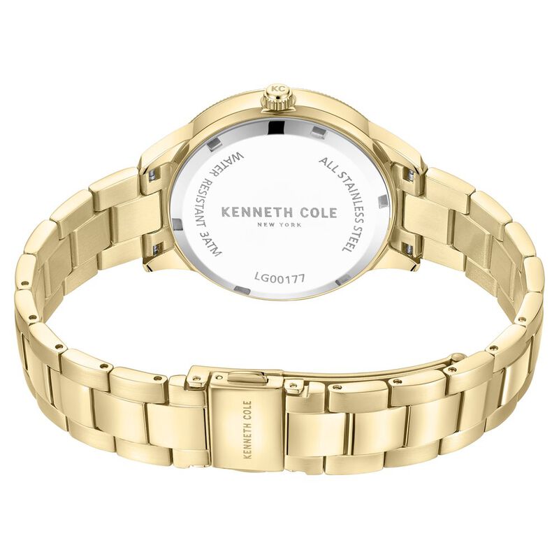Kenneth Cole Quartz Analog Green dial Metal Strap Watch for Women - KCWLG0017703LD - KRISHNA WATCH COMPANY