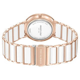 Kenneth Cole Quartz Analog White Dial White Stainless Steel & Ceramic Strap Watch For Women ntkcwlg0062601ld
