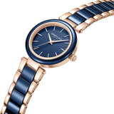 Kenneth Cole Quartz Analog Blue Dial Blue Stainless Steel & Ceramic Strap Watch For Women kcwlg0062701ld - KRISHNA WATCH COMPANY
