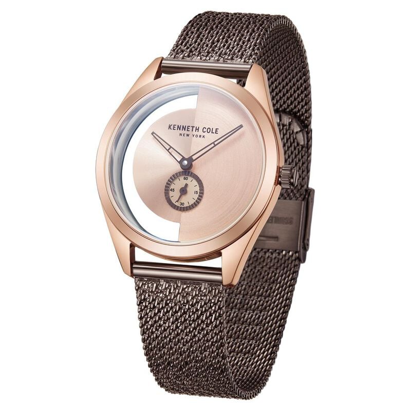 Kenneth Cole Quartz Analog Rose Gold Dial Stainless Steel Strap Watch for Women NEKCWLG2223102LD - KRISHNA WATCH COMPANY
