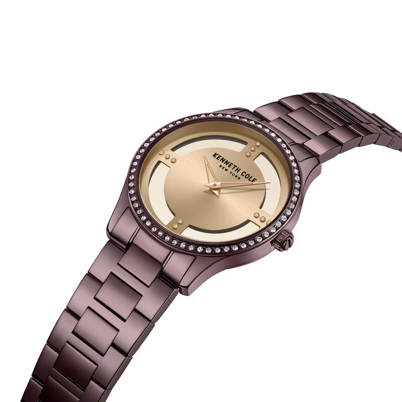 Kenneth Cole Quartz Analog Silver Dial Stainless Steel Strap Watch for Women NEKCWLG2223303LD - KRISHNA WATCH COMPANY