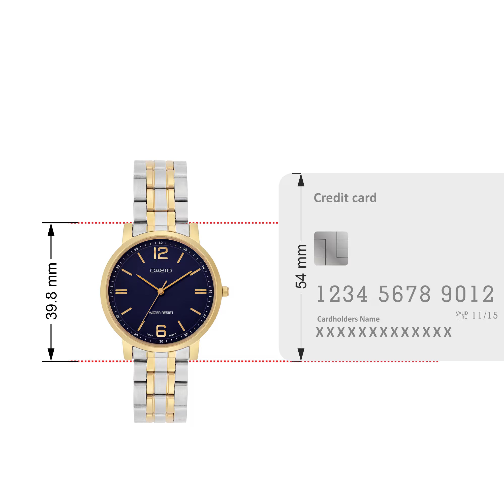 Casio LTP-SN5YSG-2A - A2444 - KRISHNA WATCH COMPANY