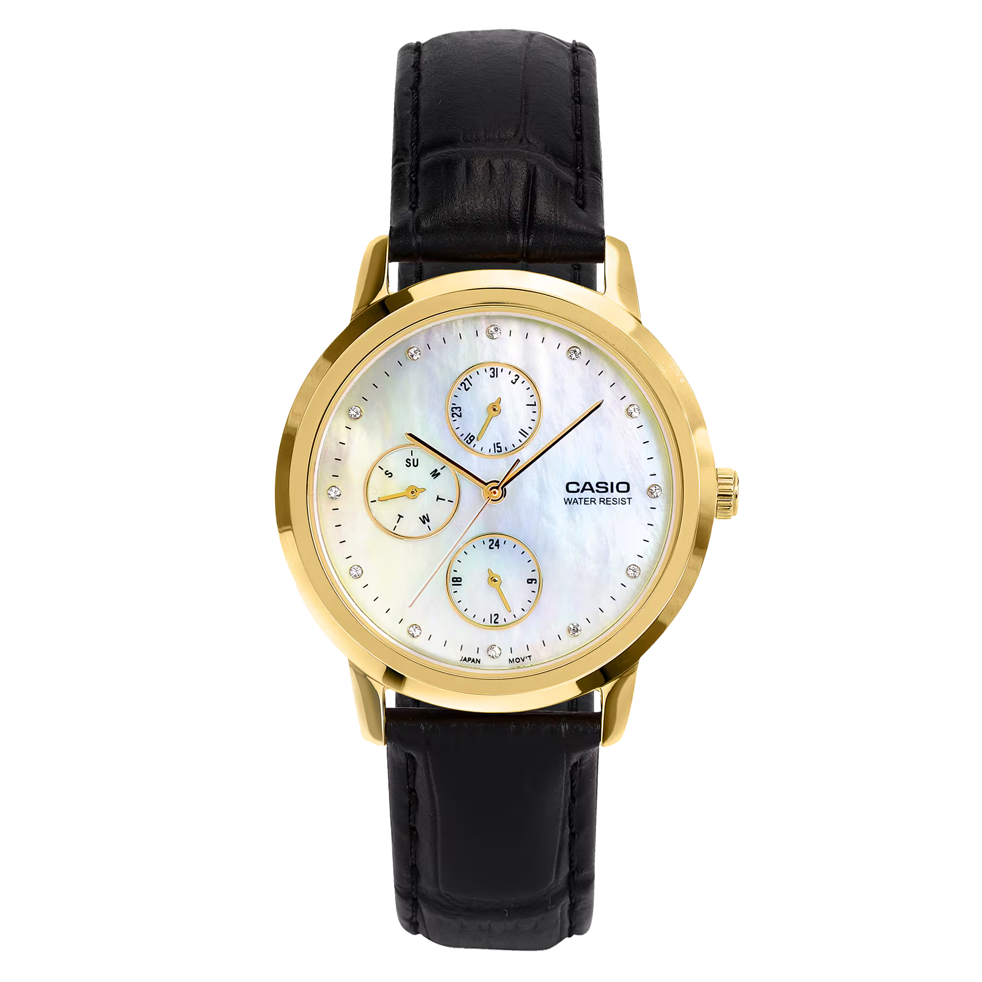 Casio Enticer Women LTP-SN6KGSL-7A - A2495 - KRISHNA WATCH COMPANY