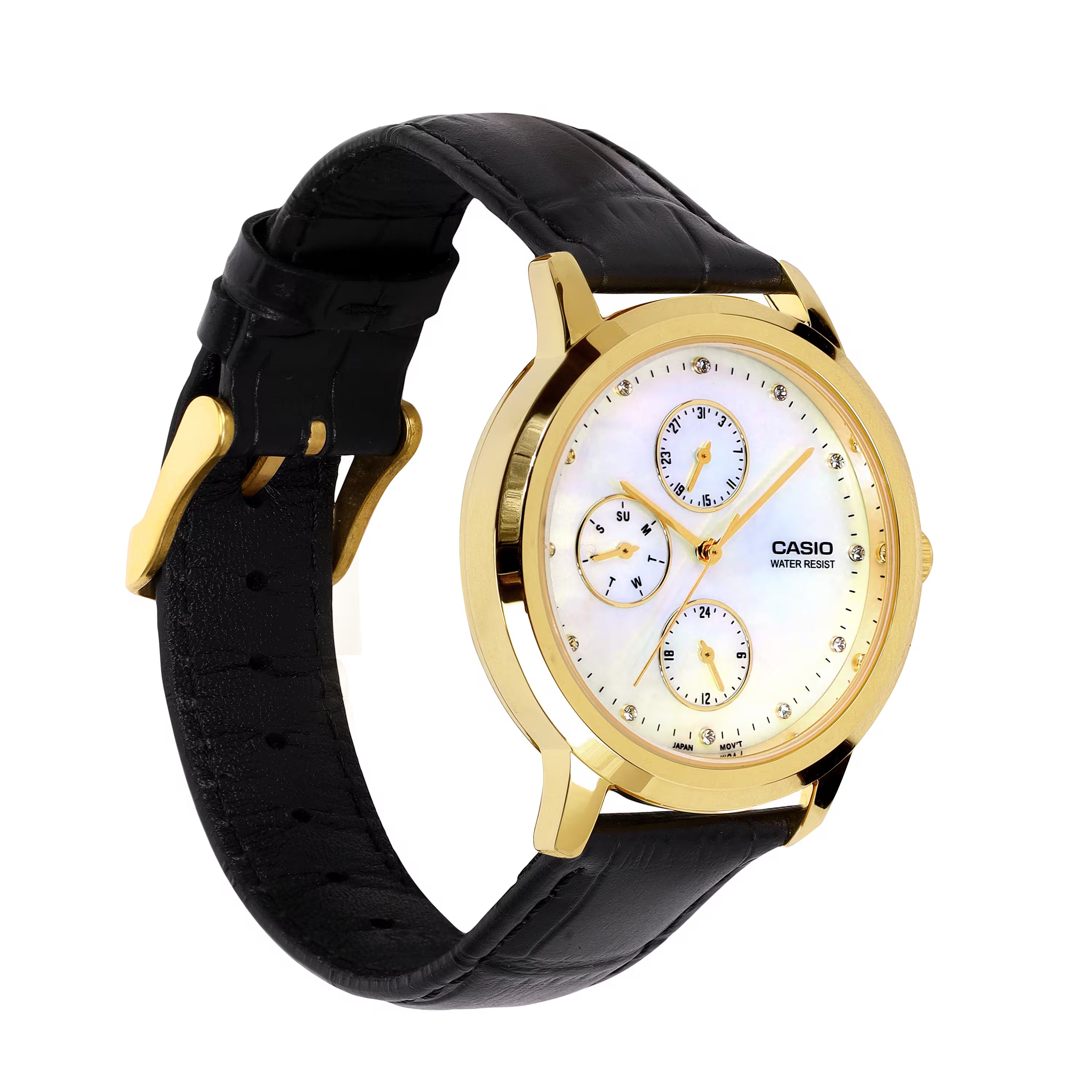 Casio Enticer Women LTP-SN6KGSL-7A - A2495 - KRISHNA WATCH COMPANY