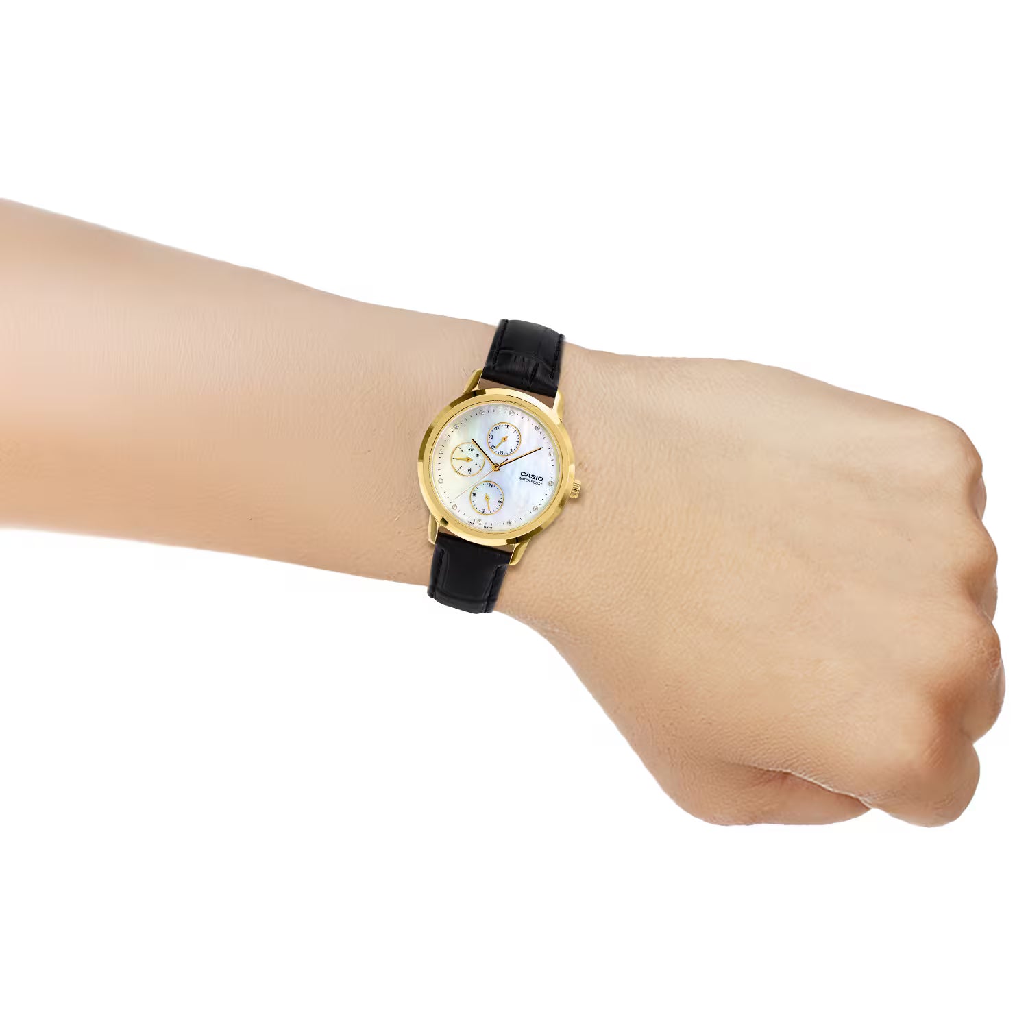 Casio Enticer Women LTP-SN6KGSL-7A - A2495 - KRISHNA WATCH COMPANY