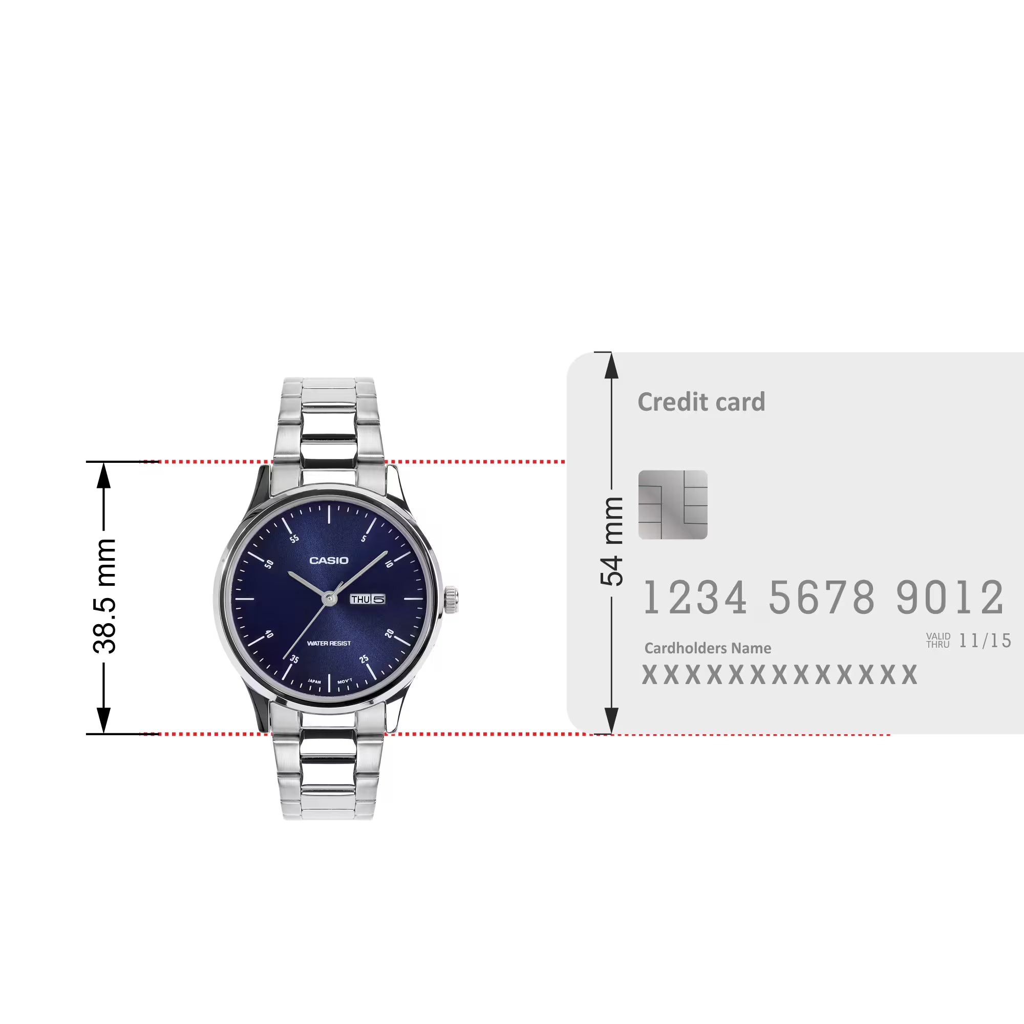 Casio Enticer Ladies LTP-SN8YD-2B - A2502 - KRISHNA WATCH COMPANY