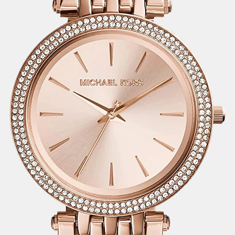 Michael Kors Women's Rose Gold Analog Stainless Steel Watch MK3192 - KRISHNA WATCH COMPANY