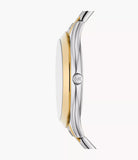 Michael Kors Slim Runway Three-Hand Two-Tone Stainless Steel Watch MK4735