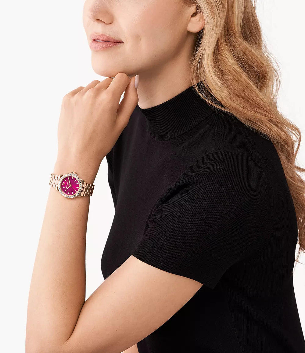 Michael Kors Lennox Rose Gold-ToneWatch - MK7396 - KRISHNA WATCH COMPANY